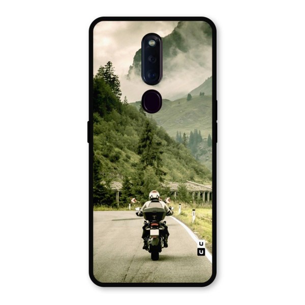 Nature Bike Metal Back Case for Oppo F11 Pro