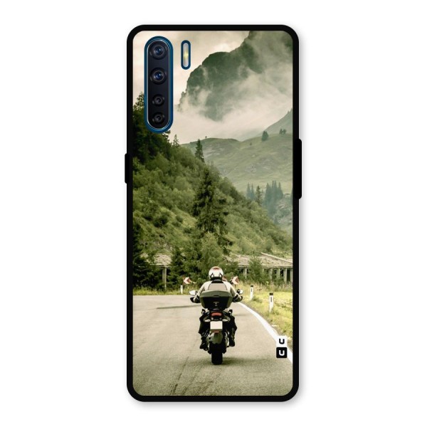 Nature Bike Metal Back Case for Oppo F15