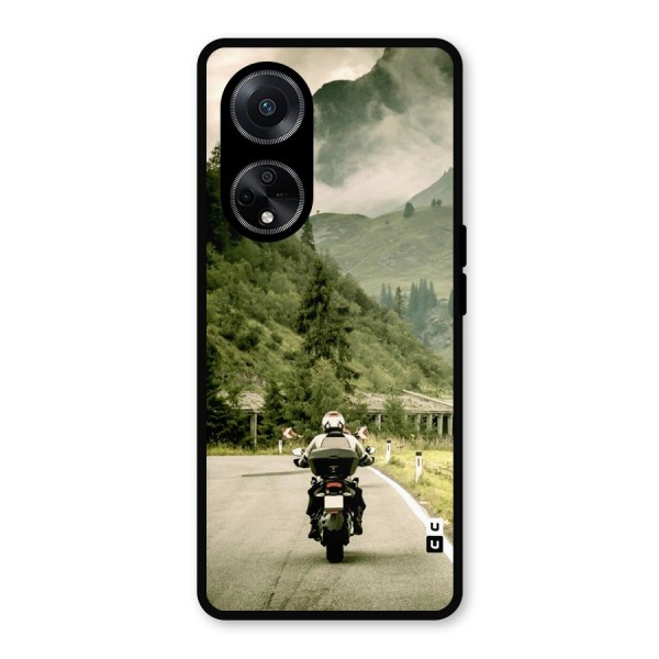 Nature Bike Metal Back Case for Oppo F23