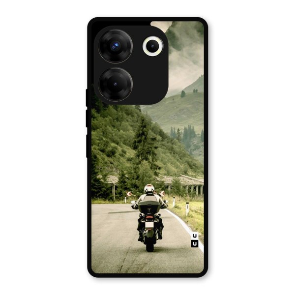 Nature Bike Metal Back Case for Tecno Camon 20 Pro