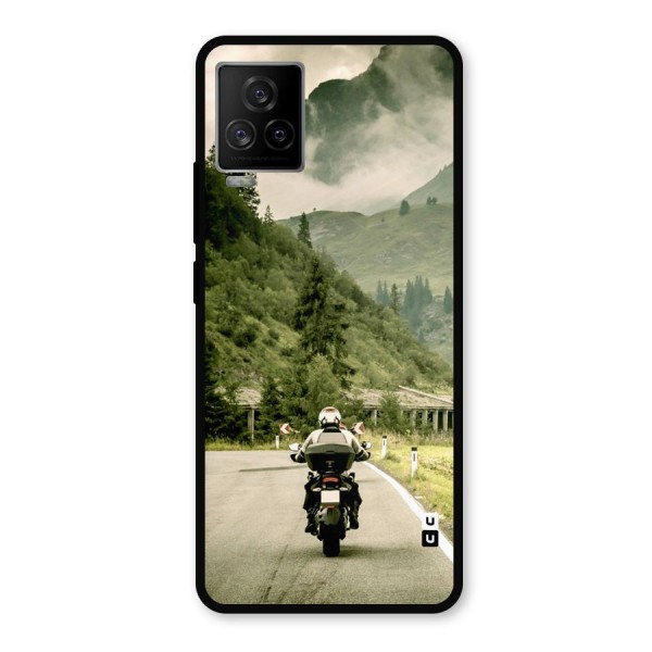 Nature Bike Metal Back Case for iQOO 7 Legend 5G