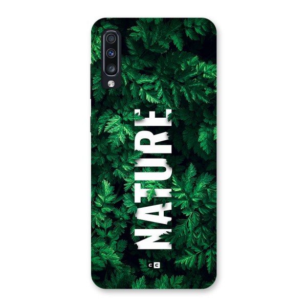 Nature Leaves Back Case for Galaxy A70s