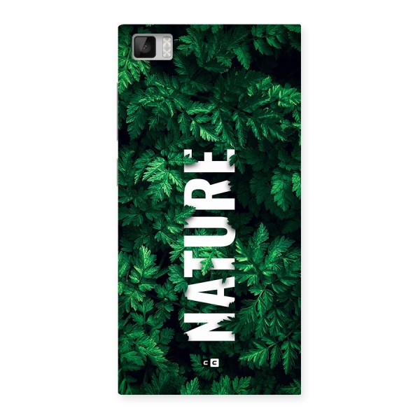 Nature Leaves Back Case for Mi3