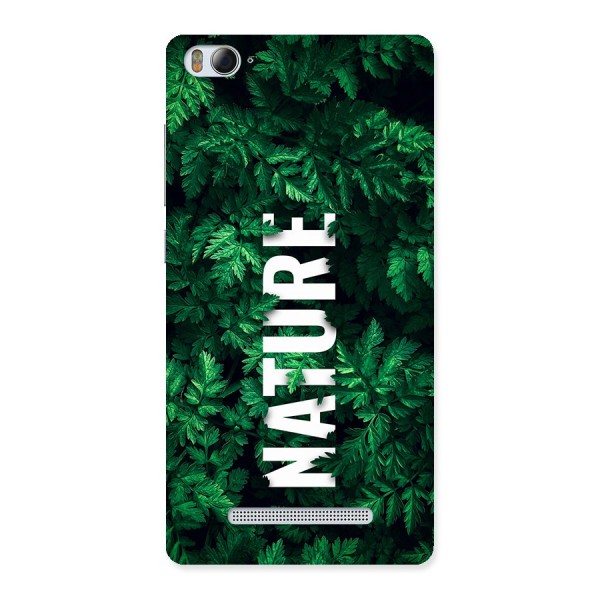 Nature Leaves Back Case for Mi4i