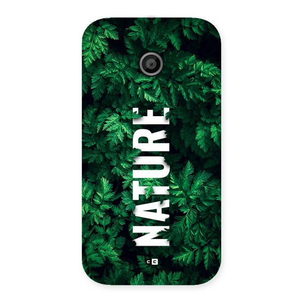 Nature Leaves Back Case for Moto E