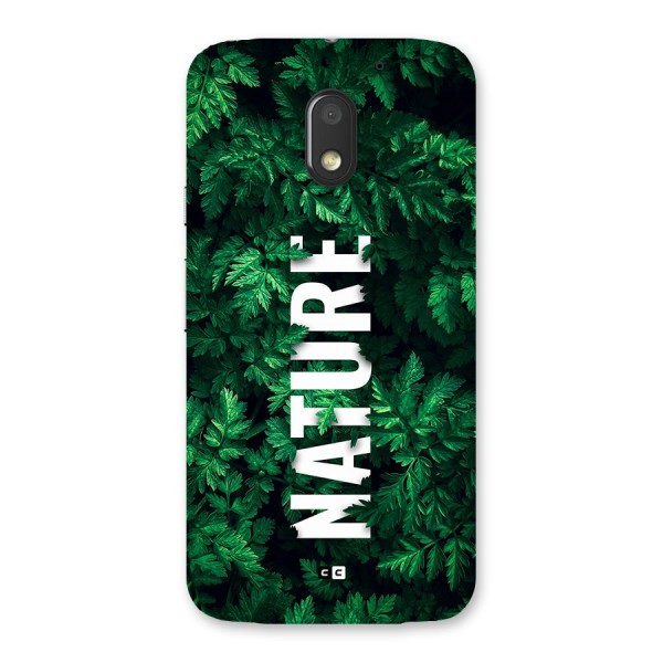 Nature Leaves Back Case for Moto E3 Power