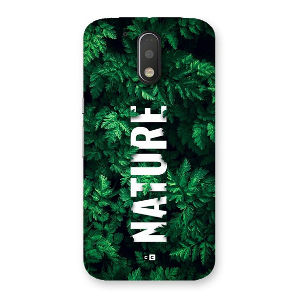 Nature Leaves Back Case for Moto G4