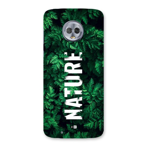 Nature Leaves Back Case for Moto G6