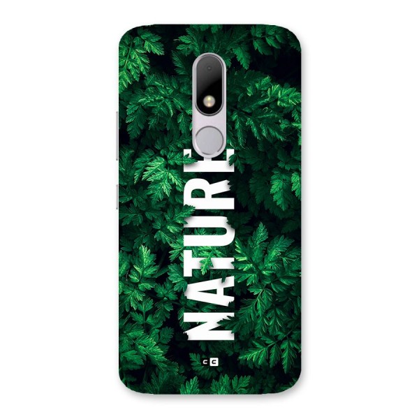 Nature Leaves Back Case for Moto M