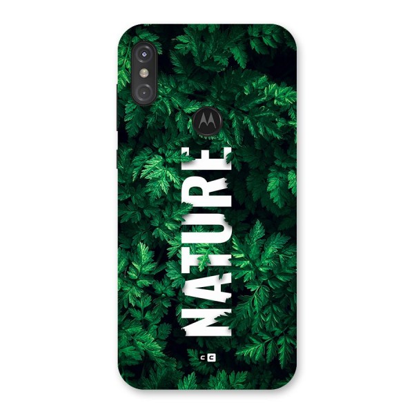 Nature Leaves Back Case for Motorola One Power