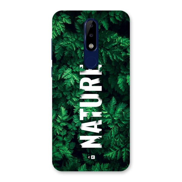 Nature Leaves Back Case for Nokia 5.1 Plus