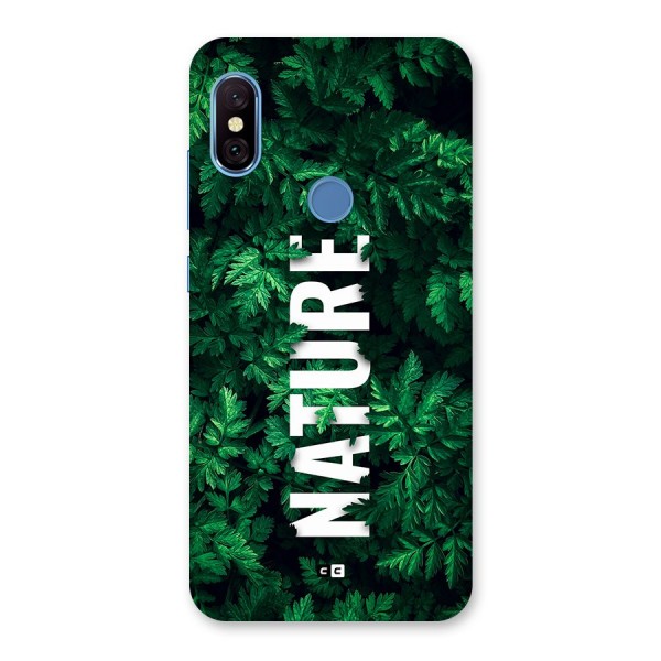 Nature Leaves Back Case for Redmi Note 6 Pro