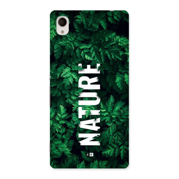 Nature Leaves Back Case for Xperia M4