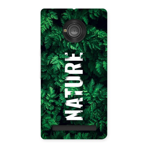 Nature Leaves Back Case for Yuphoria