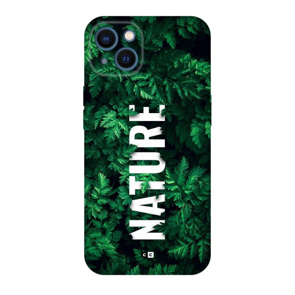 Nature Leaves Back Case for iPhone 13