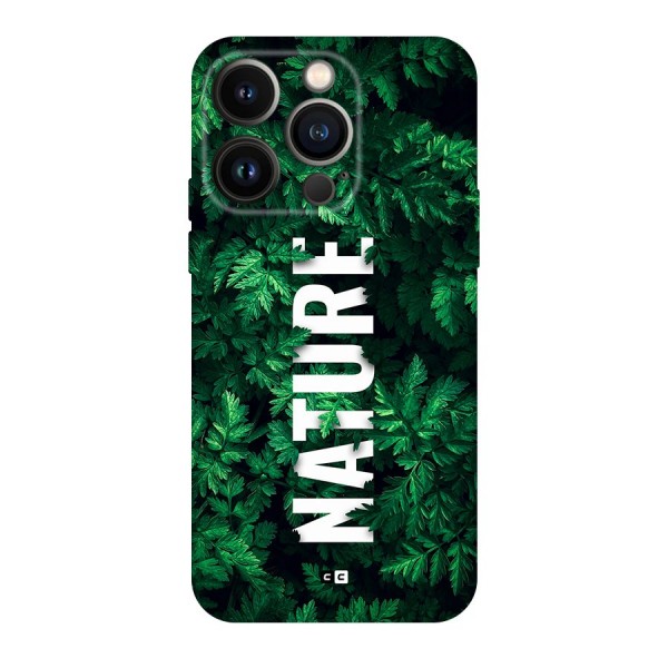 Nature Leaves Back Case for iPhone 14 Pro