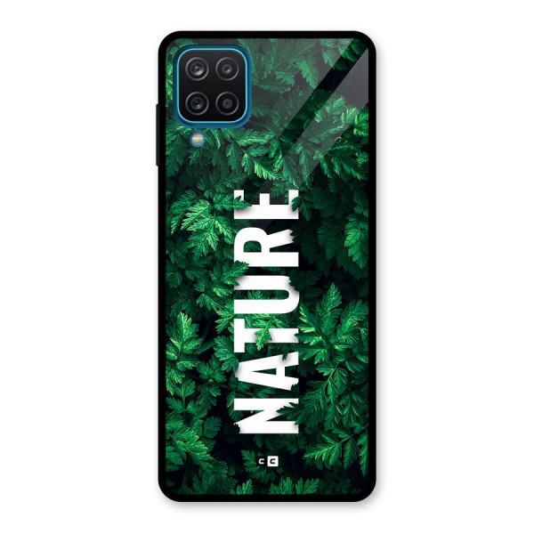 Nature Leaves Glass Back Case for Galaxy A12