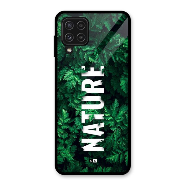 Nature Leaves Glass Back Case for Galaxy A22 4G