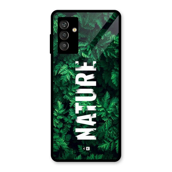 Nature Leaves Glass Back Case for Galaxy M13