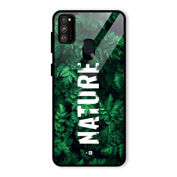 Nature Leaves Glass Back Case for Galaxy M21