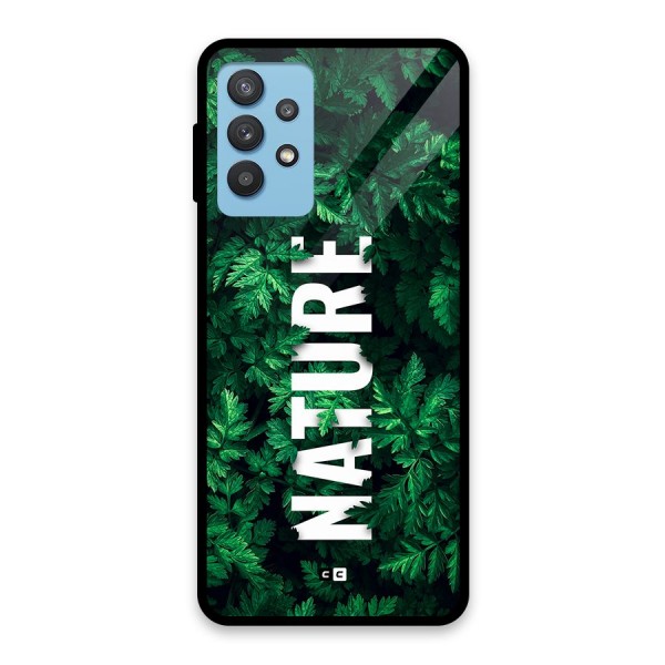 Nature Leaves Glass Back Case for Galaxy M32 5G