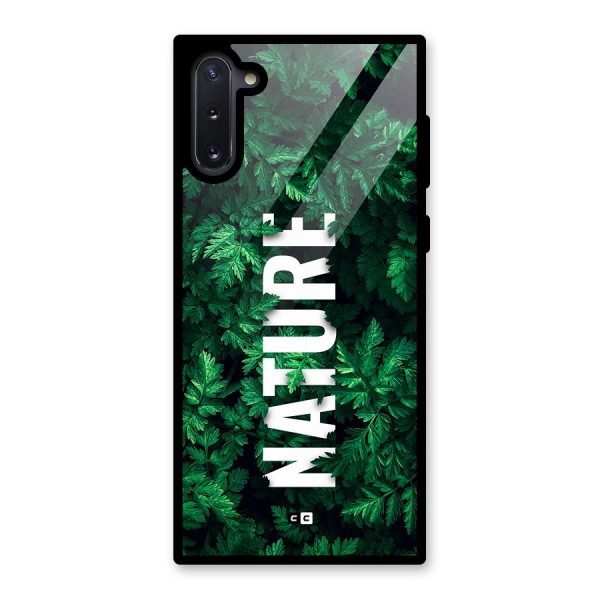 Nature Leaves Glass Back Case for Galaxy Note 10