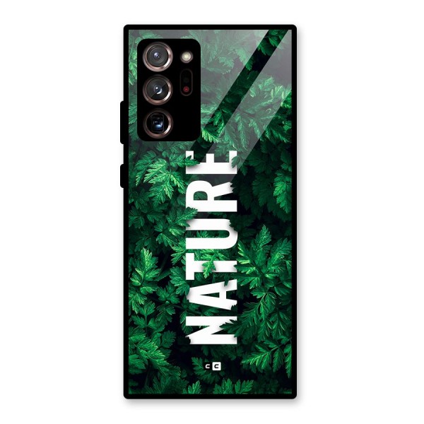 Nature Leaves Glass Back Case for Galaxy Note 20 Ultra