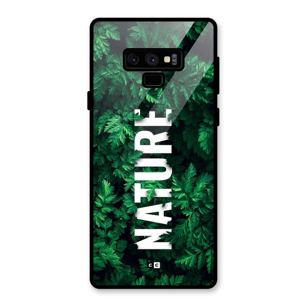 Nature Leaves Glass Back Case for Galaxy Note 9