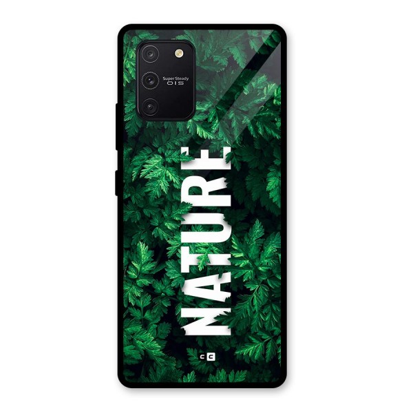 Nature Leaves Glass Back Case for Galaxy S10 Lite