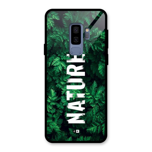 Nature Leaves Glass Back Case for Galaxy S9 Plus