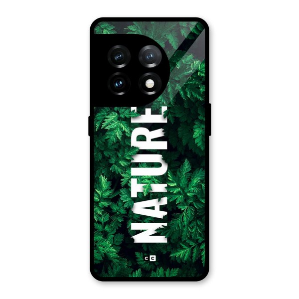 Nature Leaves Glass Back Case for OnePlus 11