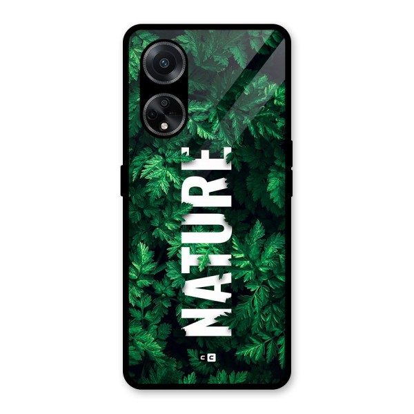 Nature Leaves Glass Back Case for Oppo F23