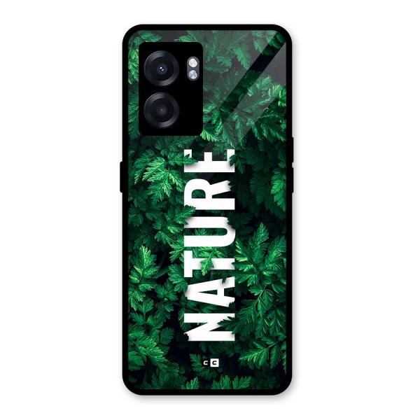 Nature Leaves Glass Back Case for Oppo K10 (5G)