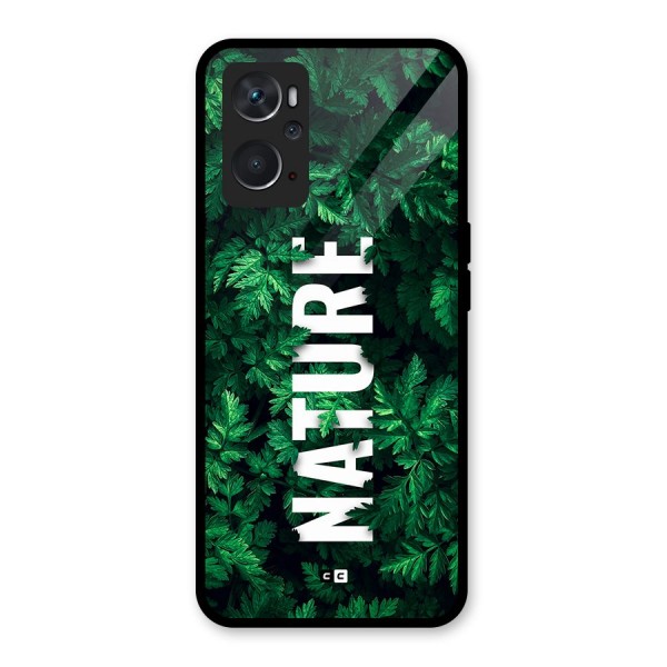 Nature Leaves Glass Back Case for Oppo K10 4G