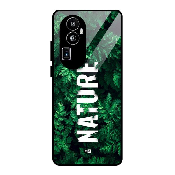 Nature Leaves Glass Back Case for Oppo Reno10 Pro Plus