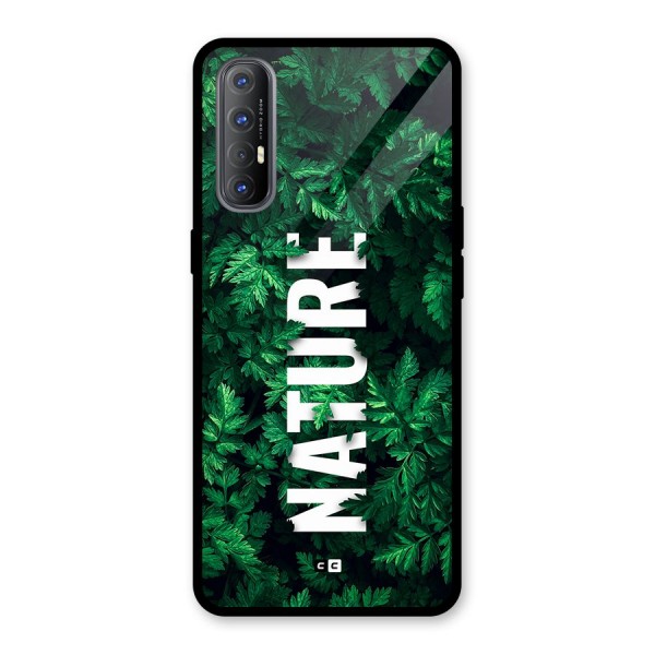 Nature Leaves Glass Back Case for Oppo Reno3 Pro