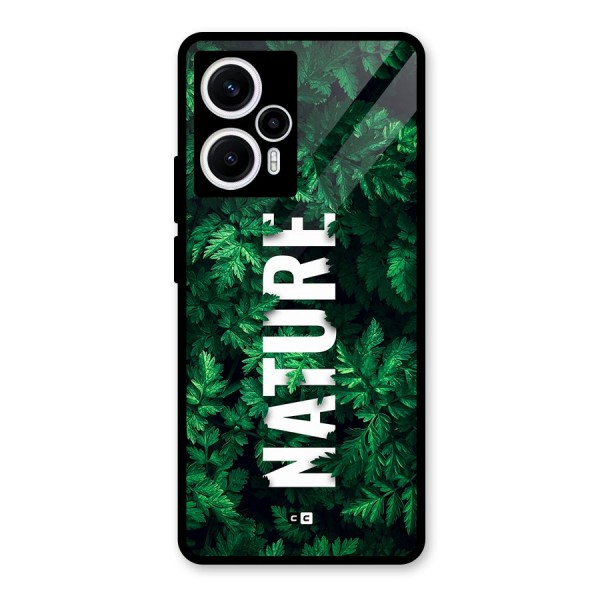 Nature Leaves Glass Back Case for Poco F5