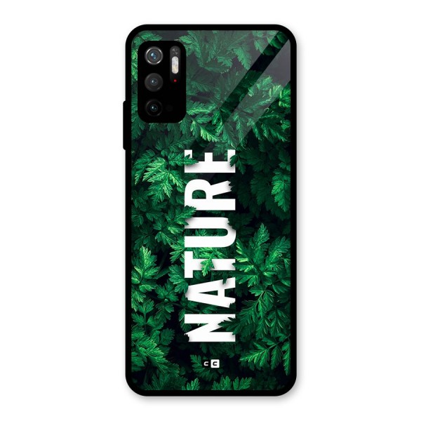 Nature Leaves Glass Back Case for Poco M3 Pro 5G