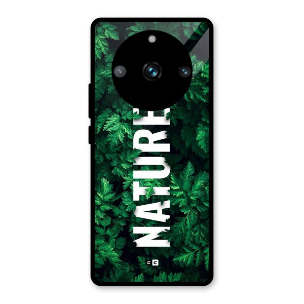 Nature Leaves Glass Back Case for Realme 11 Pro