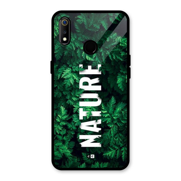 Nature Leaves Glass Back Case for Realme 3