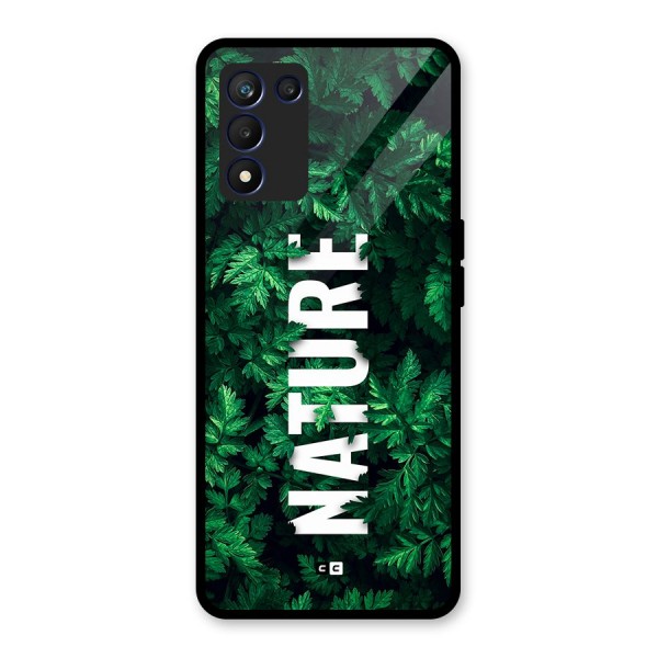 Nature Leaves Glass Back Case for Realme 9 5G Speed