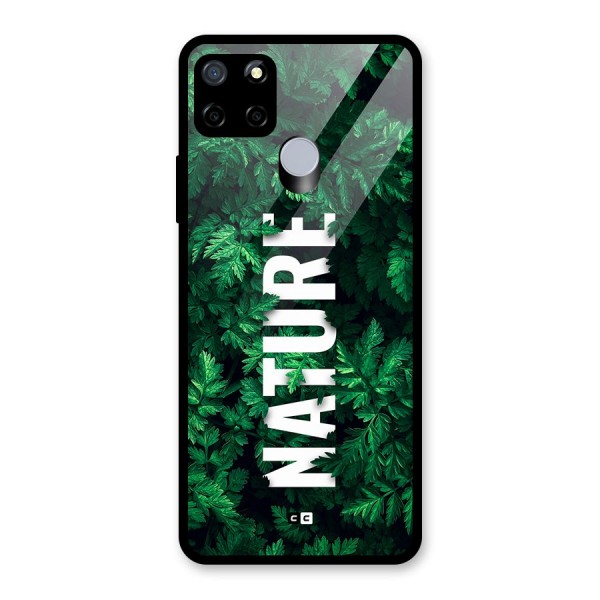 Nature Leaves Glass Back Case for Realme C15