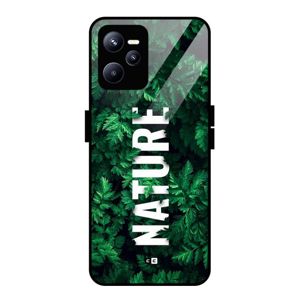 Nature Leaves Glass Back Case for Realme C35