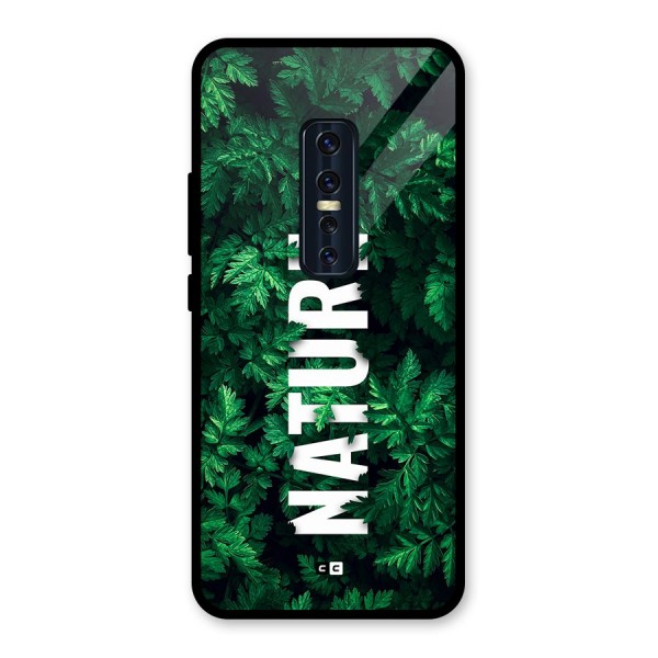 Nature Leaves Glass Back Case for Vivo V17 Pro