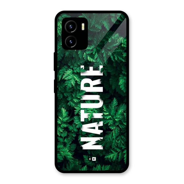 Nature Leaves Glass Back Case for Vivo Y15s