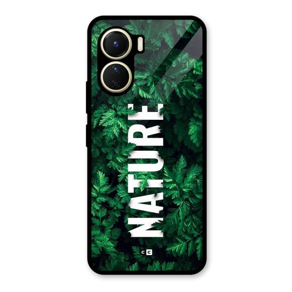 Nature Leaves Glass Back Case for Vivo Y16