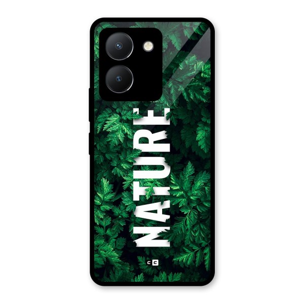 Nature Leaves Glass Back Case for Vivo Y36