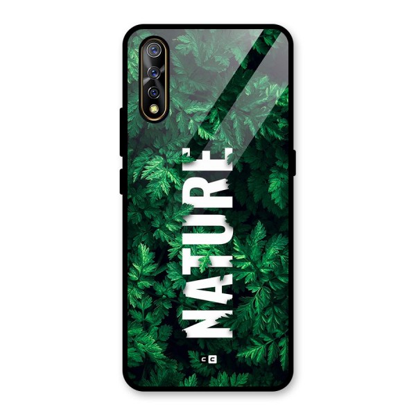 Nature Leaves Glass Back Case for Vivo Z1x