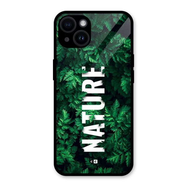 Nature Leaves Glass Back Case for iPhone 14