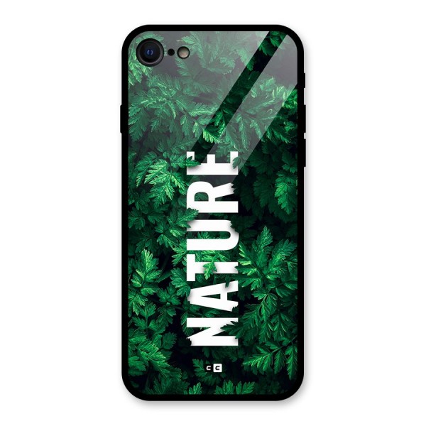 Nature Leaves Glass Back Case for iPhone SE 2020